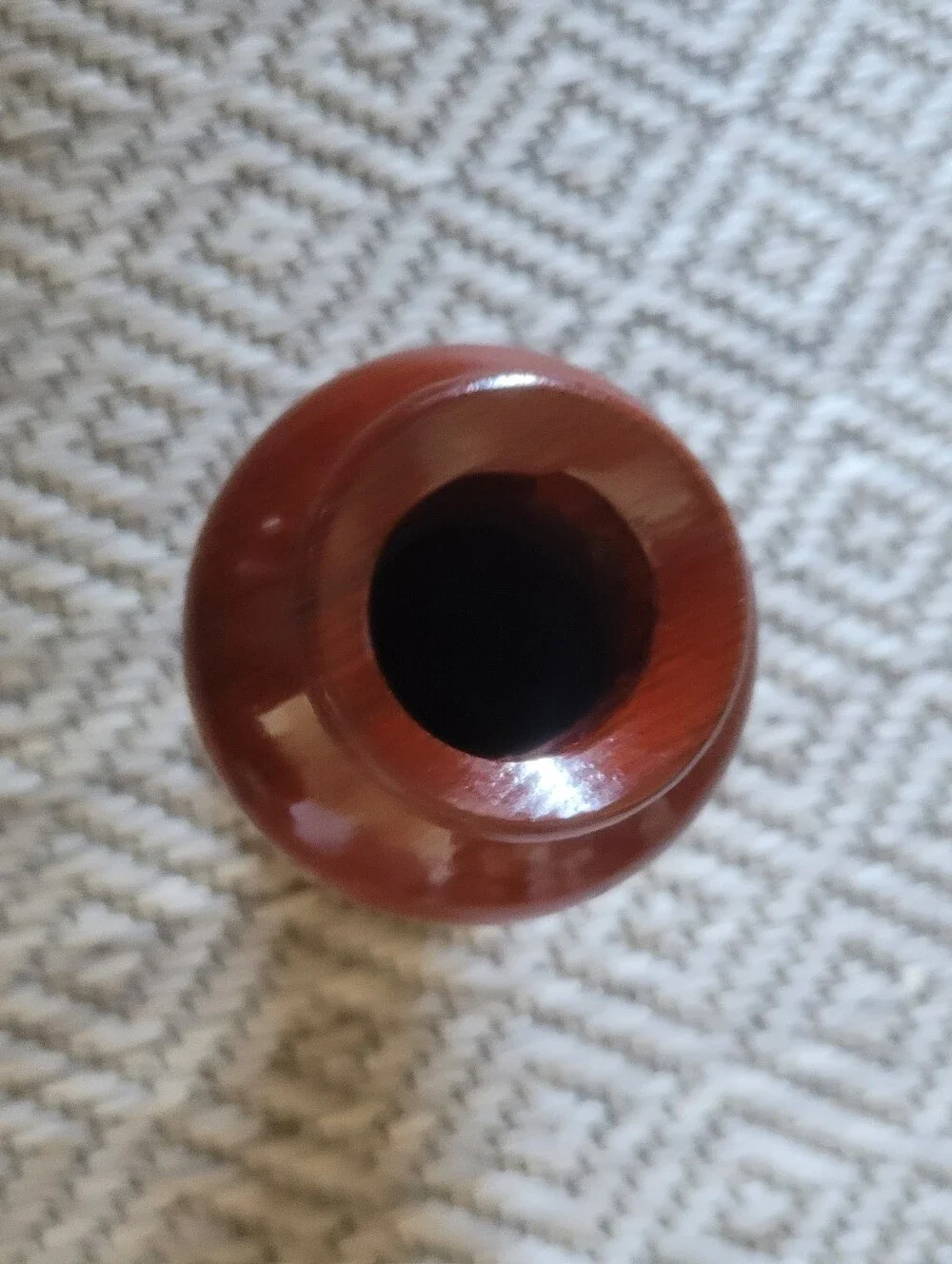 Vintage Spanish Hand-Turned Wood Bud Vase – Artesanía de Guipúzcoa Basque Art